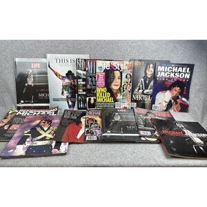 15 Michael Jackson Tribute 2009 Magazines hardback & Newspaper Time People US